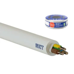 NKT 3G1,5 mm² installationskabel halogenfrit, NOIKLX 90° - 50 meter rulle