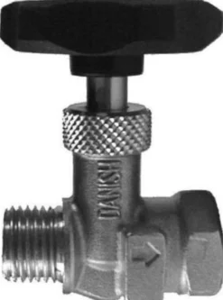 Nåleventil, 3/8", muffe/nippel