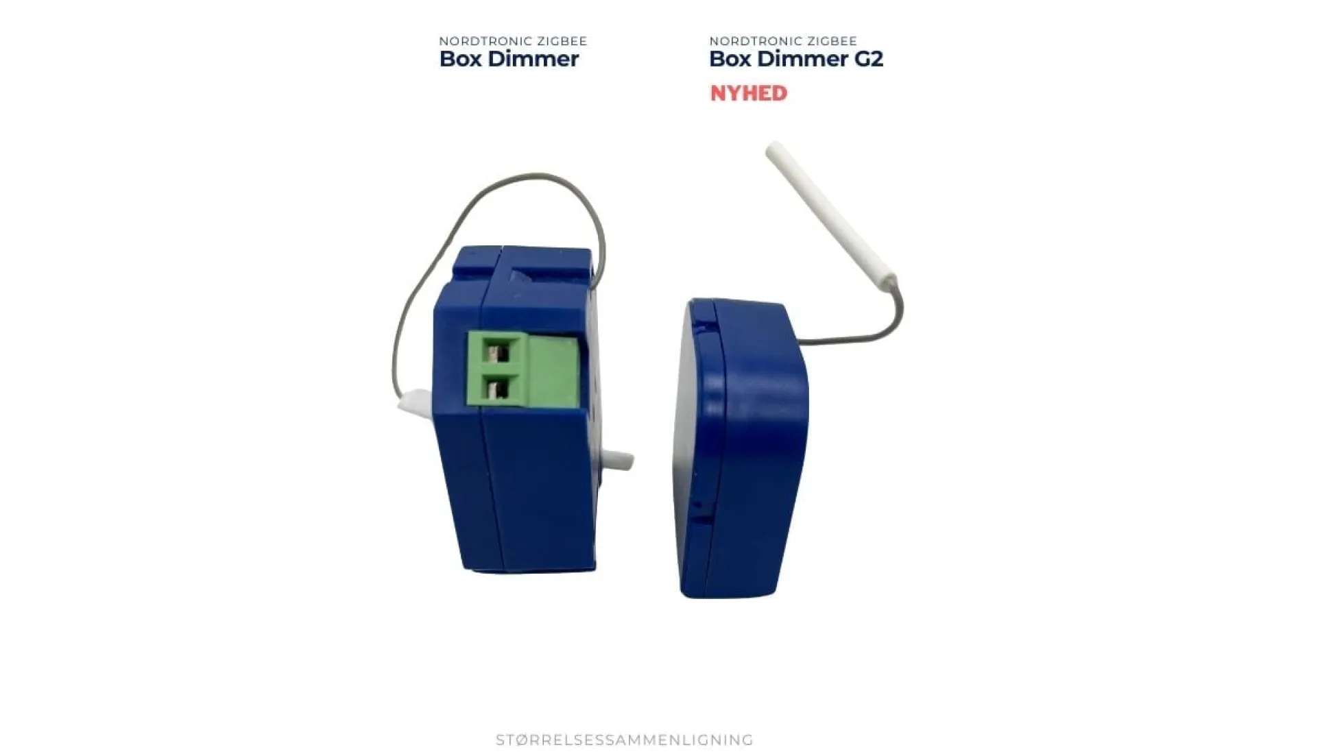 Nordtronic Box Dimmer G2, Zigbee lysdæmper til indbygning