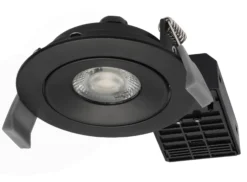 Nordtronic Low Profile DOB indbygningsspot, komplet inkl. driver, 5W, 2700K-3000K, sort (mat)