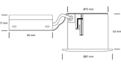 Nordtronic Quick Install G2 5-polet indbygningsspot, GU10, inden- og udendørs, mat hvid