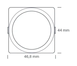 Nordtronic Rotary Dimmer, LED drejelysdæmper, 150W, til LK FUGA, hvid