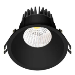 Nordtronic Velia LED indbygningsspot, CRI>95, 230V, IP44, rund, 10,9W