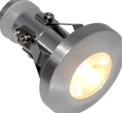 Nordtronic Viola Mini, lille LED-spot til indbygning, 2W / 30° / 2700K / dæmpbar