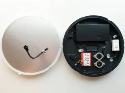 Nordtronic Zoe, udendørs LED væglampe / loftlampe, dæmpbar, sort