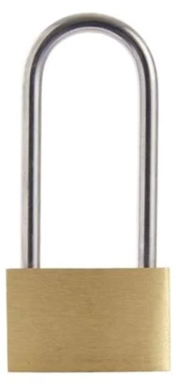 Nortec hængelås, 40 mm, høj bøjle (udgået)