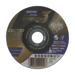 Norton Skæreskive 125x0,8x22,23mm NQ60ZZ-T42 NOR-Quantum3, god til stål & rustfrit stål