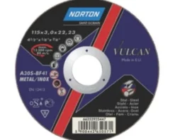 Norton Vulcan skæreskive, 115x1,6x22,2 mm, A46T-Bf Inox 41
