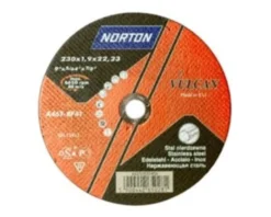 Norton Vulcan skæreskive, 230 x 1,9 x 22,2 mm, til jern, metal og rustfrit stål