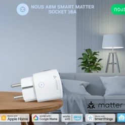 Nous A8M Smart Plug, 16A, Matter - 2 pak