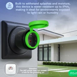 Nous A6Z Outdoor Smart Plug, IP44, Zigbee - 2 pak