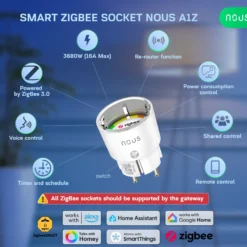 Nous A1Z Smart Plug, Zigbee 3.0