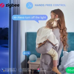 Nous A11Z Smart Zigbee Power Strip, stikdåse m. 3 udtag