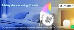 Nous P4 E14 Smart Pære, RGB, 470lm, 4,5W, Matter - 2 pak
