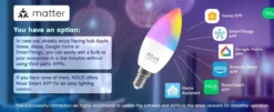 NOUS P4 E14 Smart Pære, RGB, 470lm, 4,5W, Matter