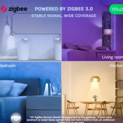 Nous P3Z E27 Smart Pære, RGB, 810lm, Zigbee