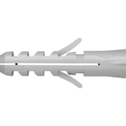 Nylondübel S6, 6 mm, til 4,0-5,0 mm skrue
