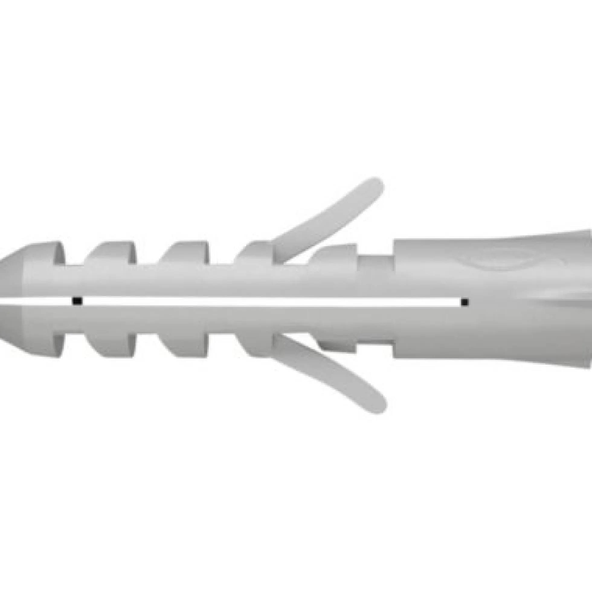 Nylondübel S6, 6 mm, til 4,0-5,0 mm skrue