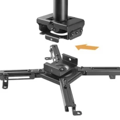 Office projektorbeslag, fladt/vippet, tilt/swivel, 35 kg