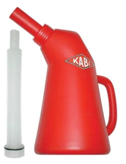 Oliemål, rød, 5 liter, m/flextud - KABI