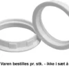 Omløbsring for kronefatning E14, hvid