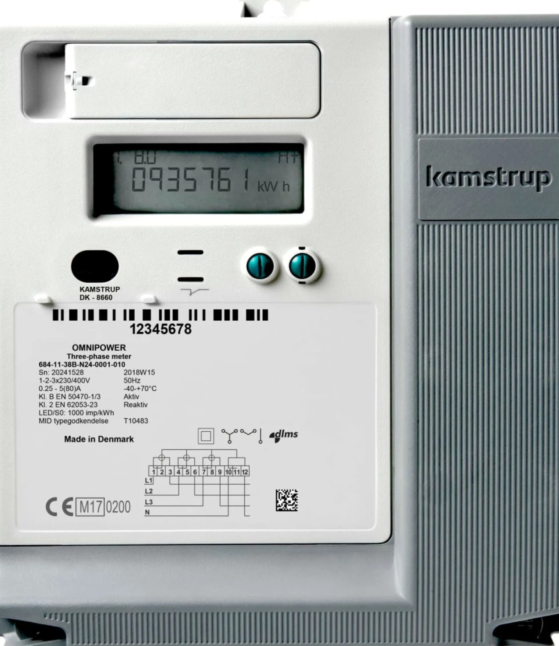 Omnipower 3F elmåler, Kamstrup