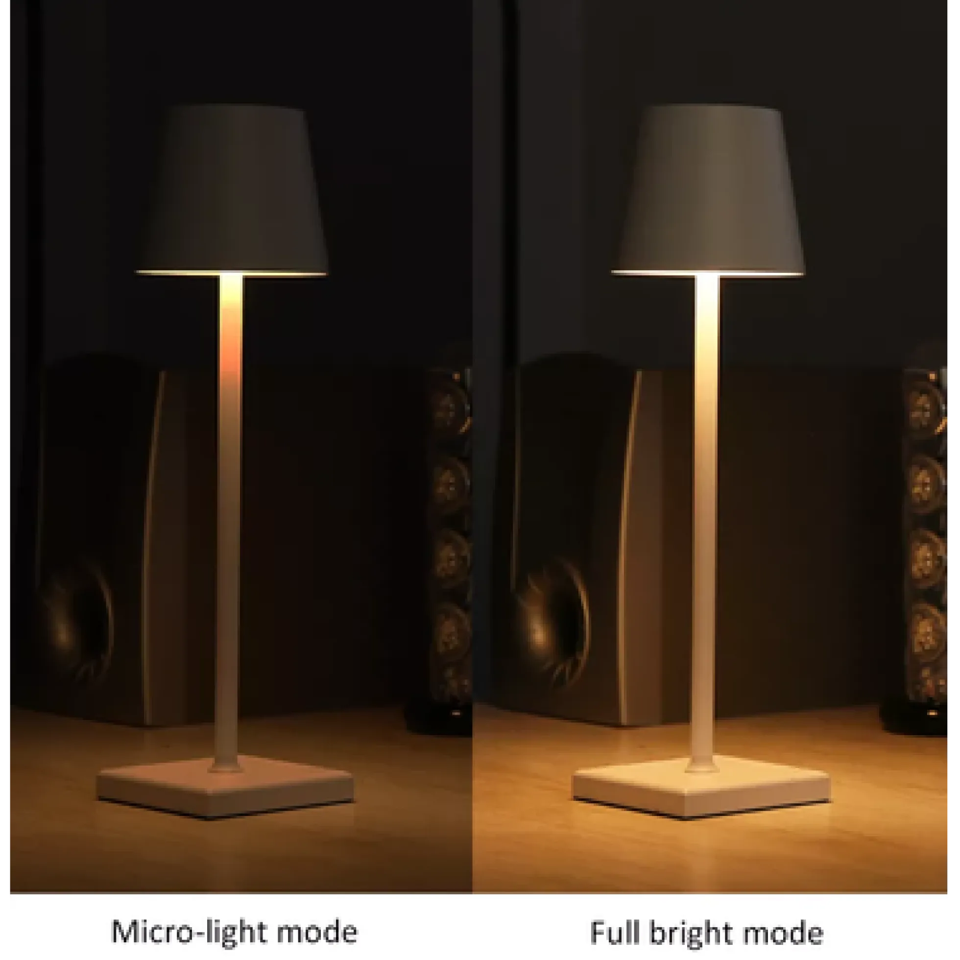 Opladelig LED bordlampe Inde/udendørs, dæmpbar, 3W, 80lm