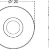 Orbis Circumat pir-sensor, 360°, indendørs, hvid