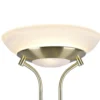 Orson LED gulvlampe, messing