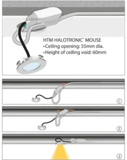 Osram Halotronic-Compact Mouse – Elektronisk transformer, 11,5Vac (HTM)