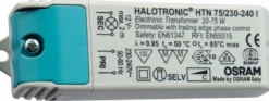 Osram Halotronic-Compact Nano – Elektronisk transformer, 11,7Vac / 20-75W (HTN 75)