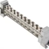 Ouneva potentialeudligningsskinne, Al/Cu, 2 x (6-70) mm², 8 x (6-50) mm²