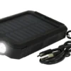 Outdoor powerbank med solcellepanel, 10.000 mAh
