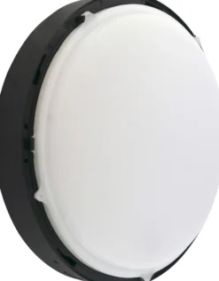 Palma, udendørs, u/front, 12W 3000K/4000K, IP65, mat sort - Nordtronic