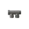 Pettinaroli Fordelerrør – 3/4" x 15 mm, 2-Grens, CC35, Messing med TEA Belægning og Koblinger
