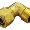 PEX vinkel, nippel, 90°, 3/4" x 22 mm, PN 10