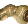 PEX vinkel 90°, 15 x ½" med nippel - Tiemme