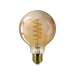 Philips MASTER Value LED Standard Dæmpbar 4W (15W) E27 G93, Guld Spiral Glas