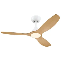 Philips Olas Loftventilator med LED-lys, Ø132 cm, dæmpbar med justerbar farvetemperatur, fjernbetjening
