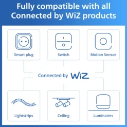 Philips Smart Lighting Remote, fjernbetjening til smart belysning, inkl. batterier, Matter (WiFi)