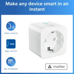 Philips Smart Lighting Smart Plug, Matter (WiFi) - 3-pak