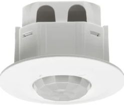 Pir-Sensor, rækkevidde 8M, 360°, 230V, Ø78 mm, IP41
