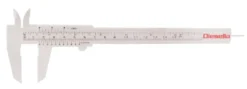 Plastik skydelære, 0-150x0,05mm med 40mm kæber - Diesella