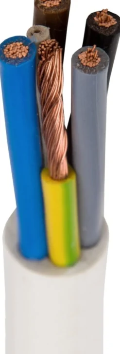 Plastkabel PKAJ (H05VV-F) 5G2,5 mm² - 50 meter
