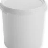 Plastspand, hvid, uden låg, 11,1 liter