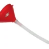 Plasttragt m/flextud, 200 mm, rød - Kabi