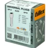 Plugs Uni UP8, 8x50 mm uden krave, grå (100) - Tillex - 100 stk