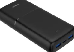 Powerbank, 20.000 mAh, 3 porte, 2x USB-A (18W), 1x USB-C PD (20W)