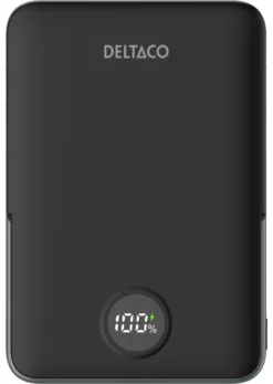 Power bank 5000 mAh, stand, wireless, PD 20 W, magnet, black