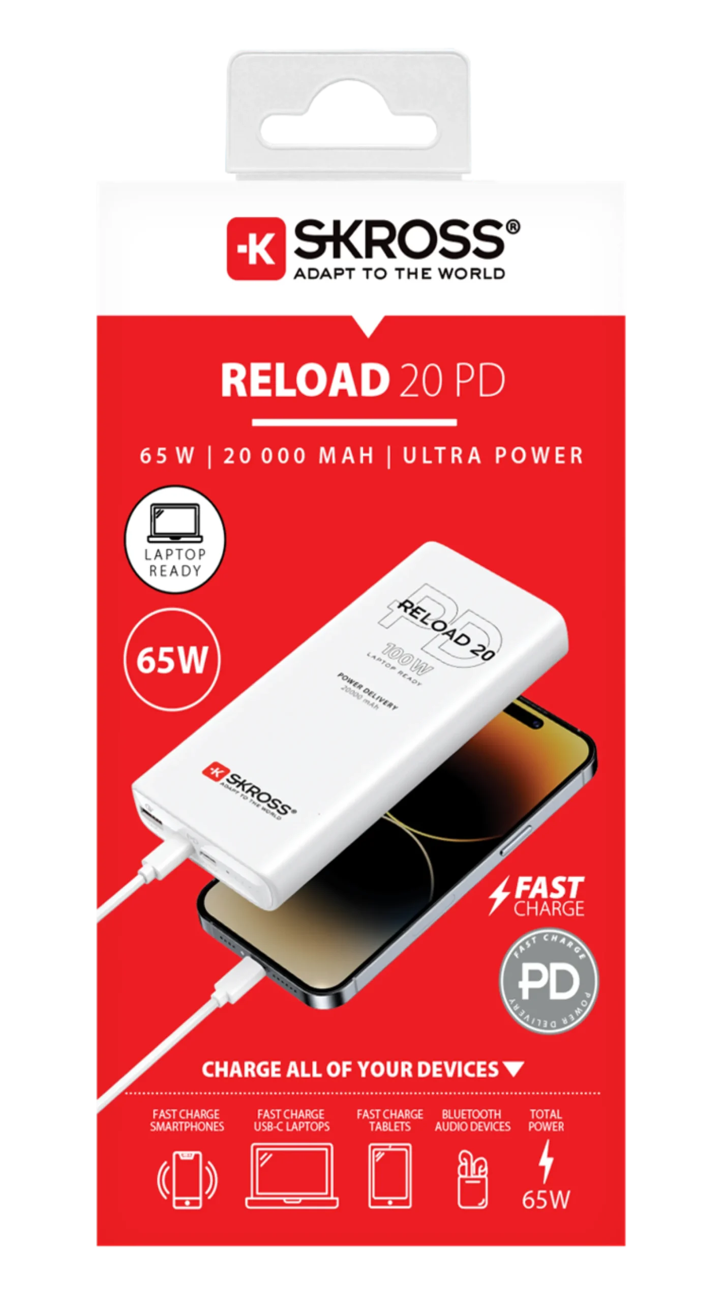 Powerbank Reload 20 PD 65W